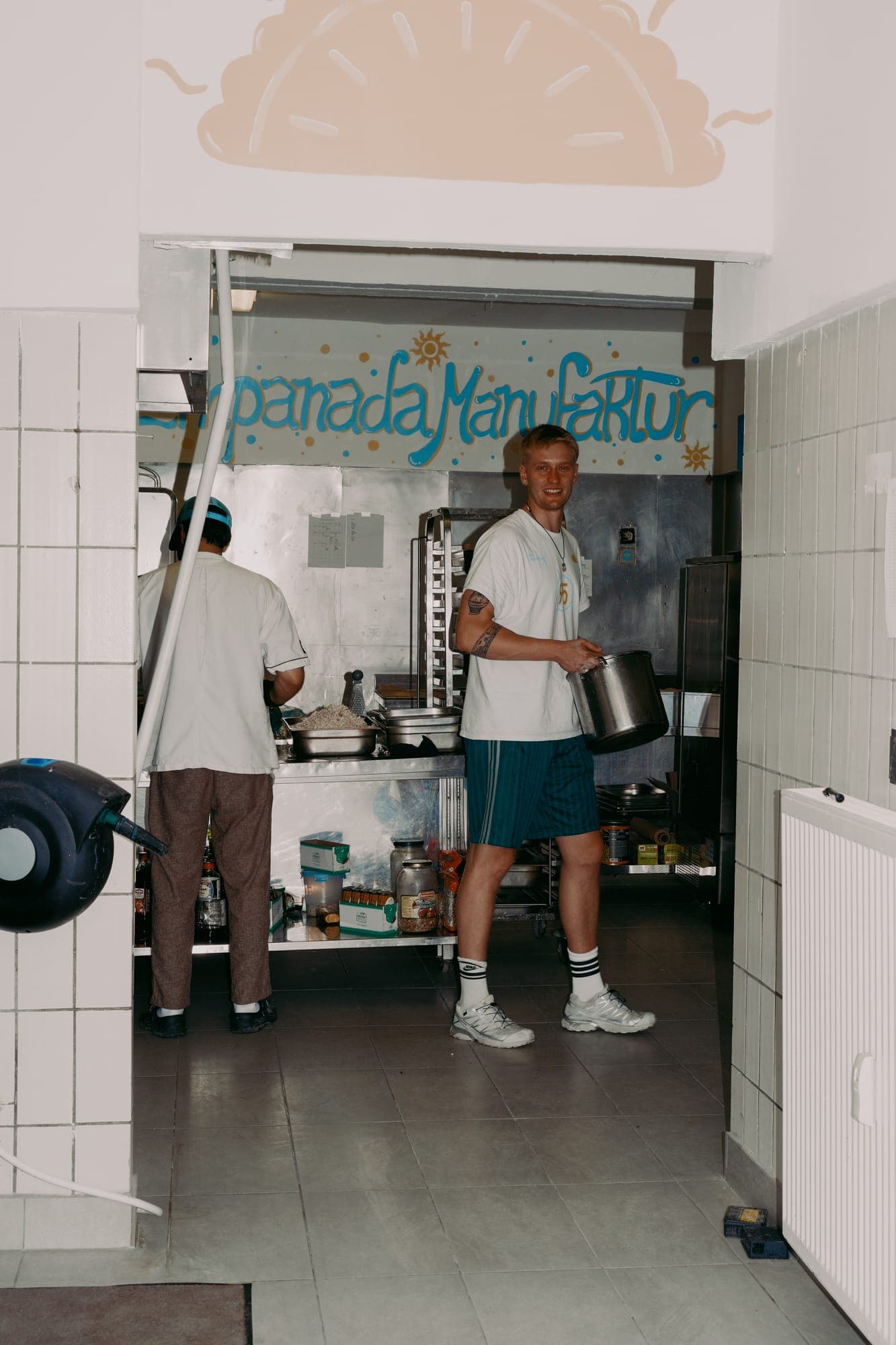 Blick in die Hala Empanada Manufaktur